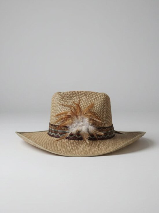 Vintage Dorfman Pacific Straw Cowboy Hat - Small main image 5